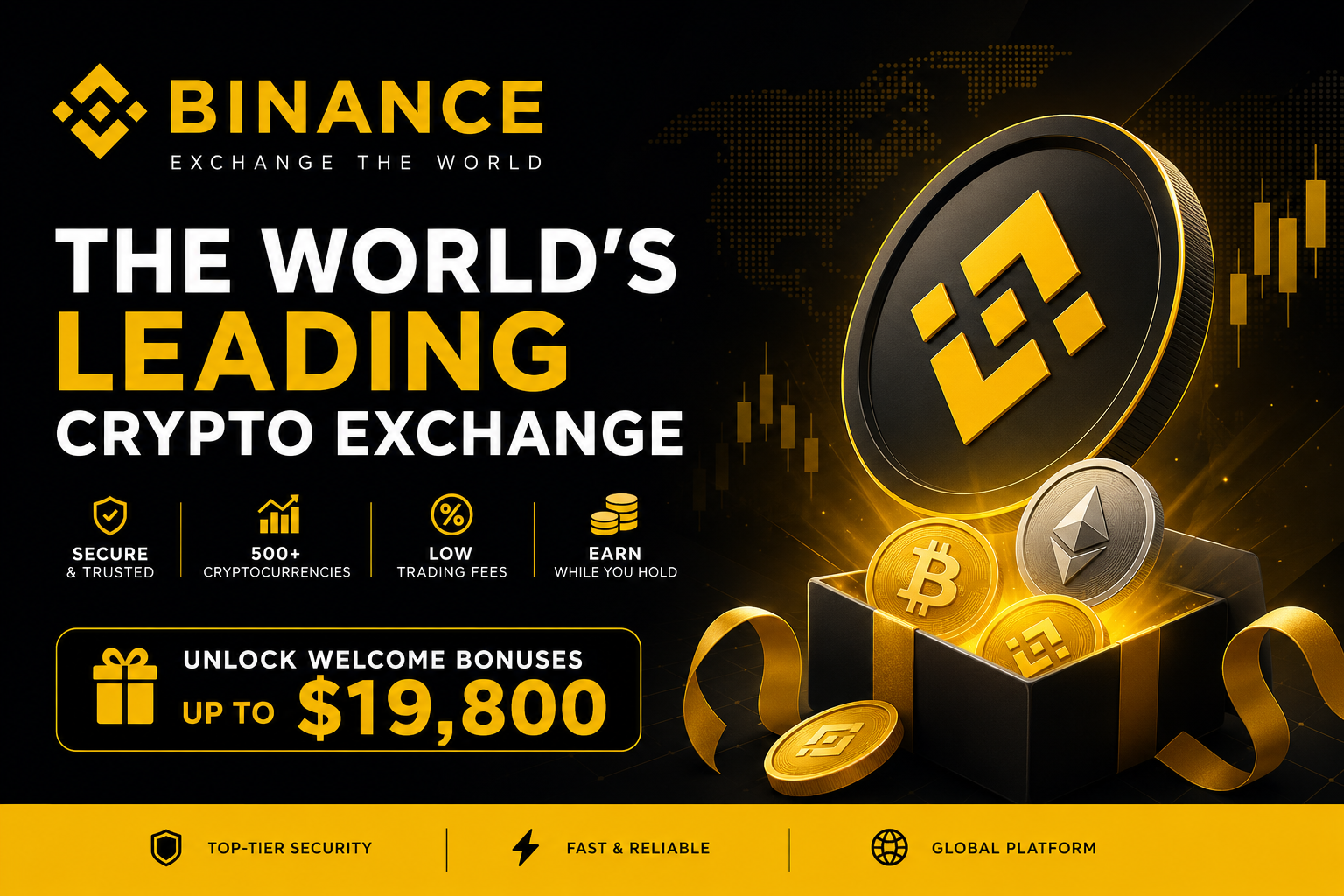 Binance Exchange Banner
